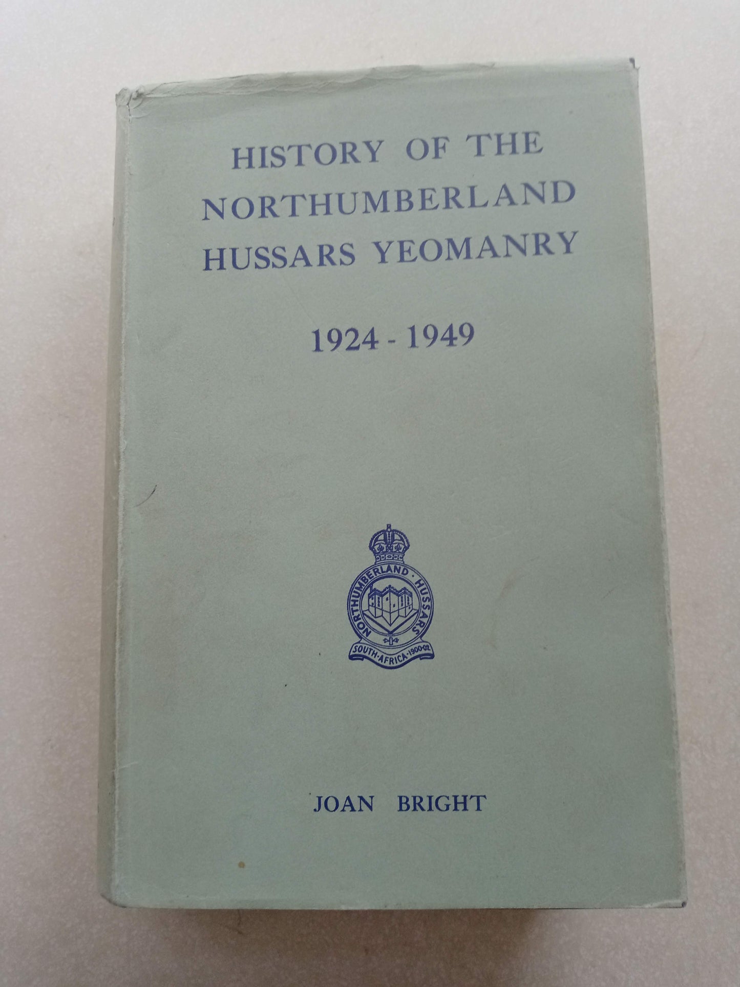 History Of The Northumberland Hussars Yeomanry 1924-1949