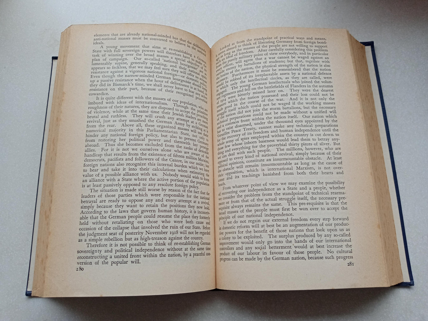 Mein Kampf. Unexpurgated Edition. Two Volumes In One: A Retrospect. The National Socialist Movement