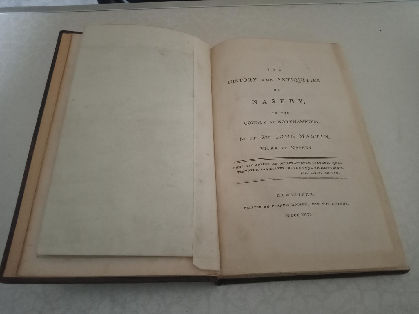 The History and Antiquities of Naseby in the County of Northampton