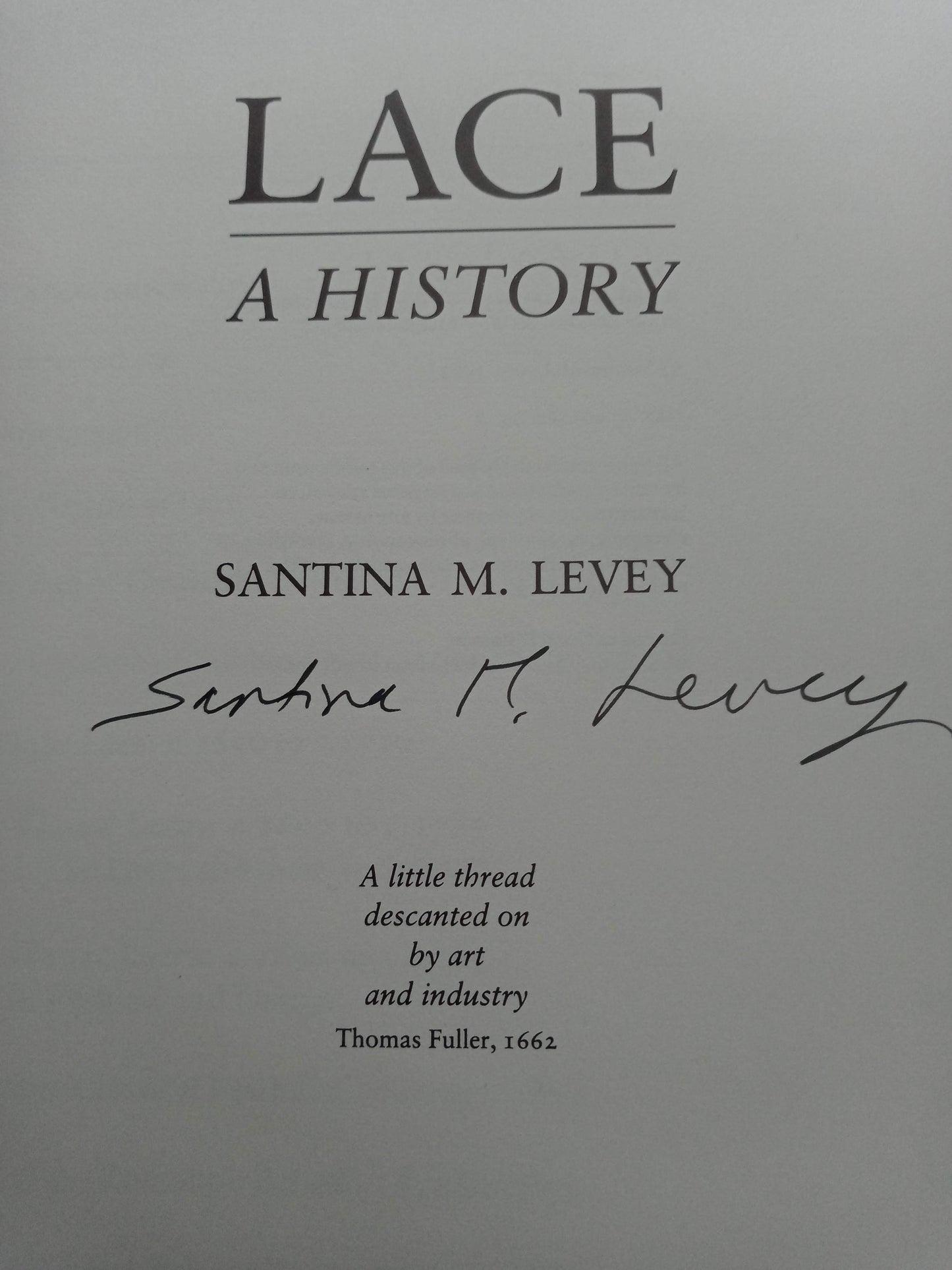 Lace: A History