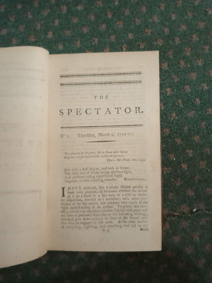 The Spectator Vol I To Viii (1 To 8)