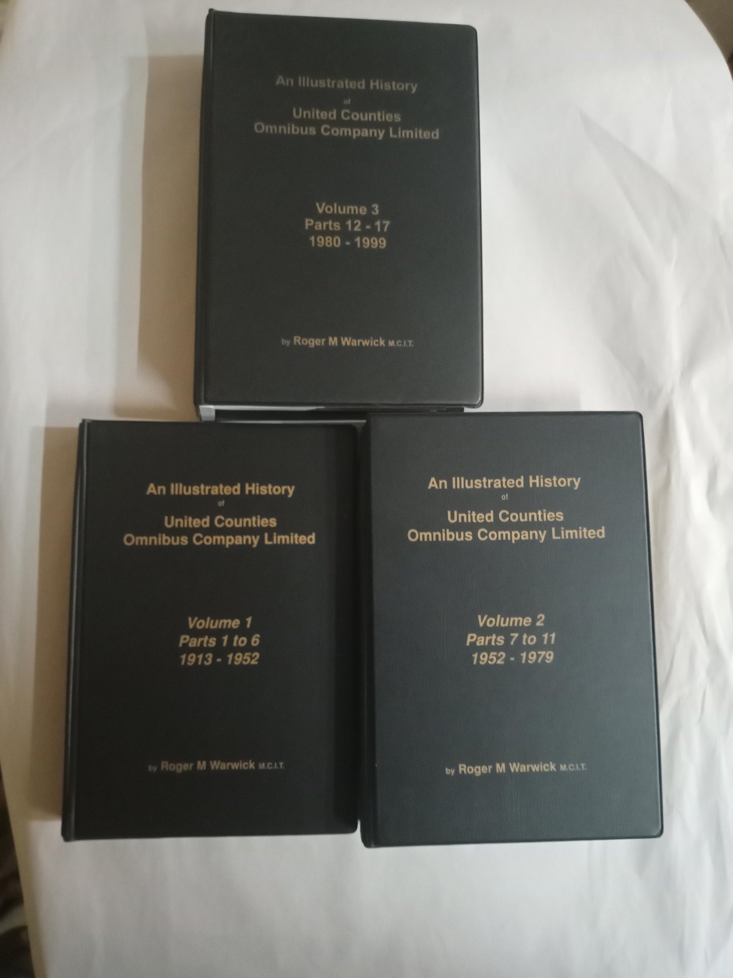 An Illustrated History Of United Counties Omnibus Company Limited.  (17 Volumes Complete Set In 3 Binders)